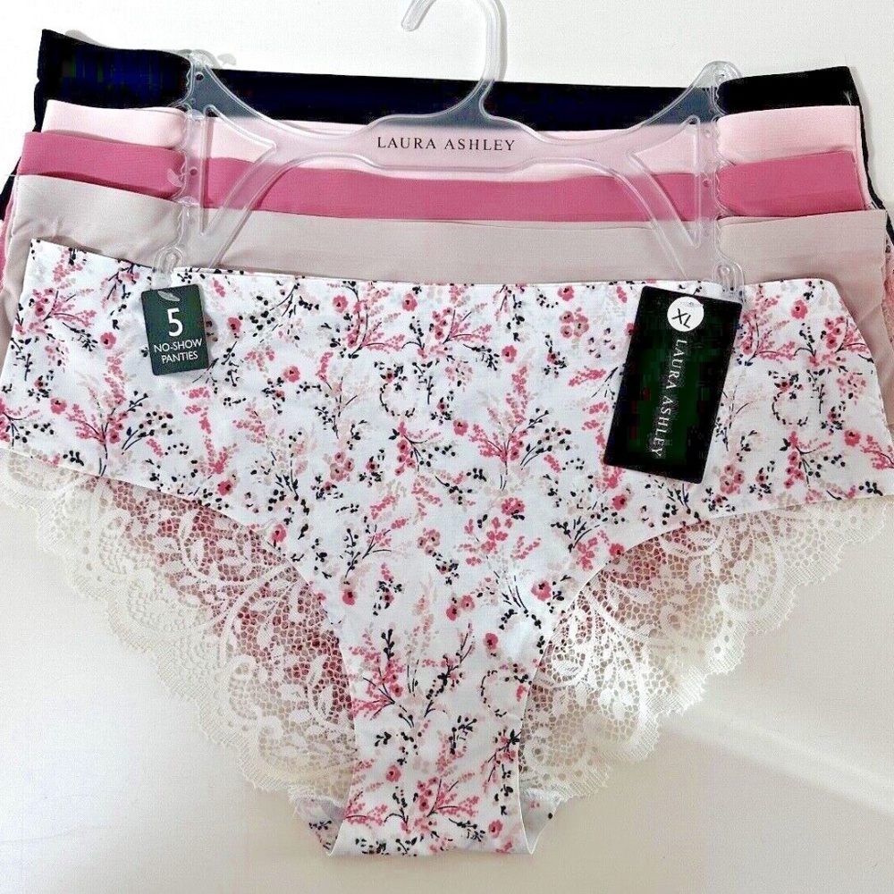 Laura Ashley No Show Panties L XL